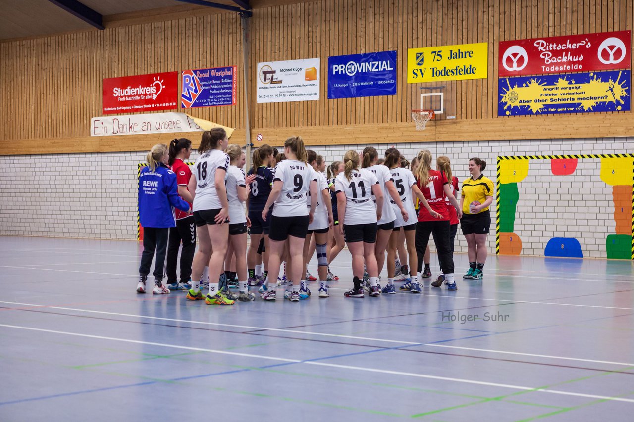 Bild 119 - B-Juniorinnen SG-Todesfelde/Leezen - SG Wift Neumnster : Ergebnis: 23:37